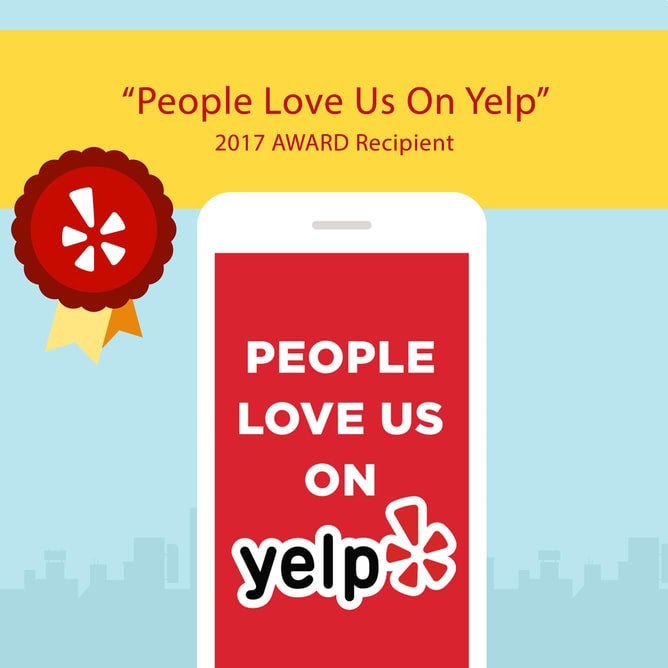 People Love Us on Yelp : 2017 Award Recipient