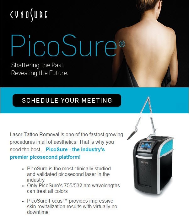 Picosure laser tatto removal treatment in Fairfield, CT